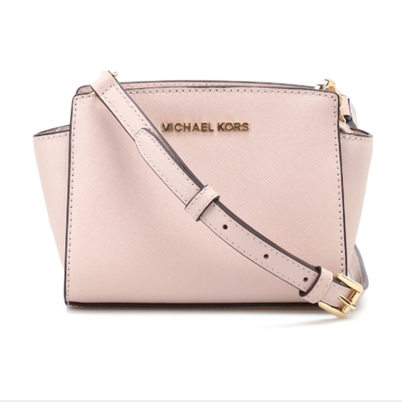 MICHAEL KORS Selma MINI Crossbody Bag pink blush - Picture 1 of 4